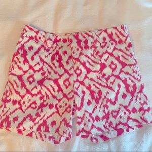 Jennifer and Grace pink stretch shorts